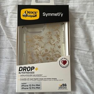 OtterBox Symmetry Clear Series for iPhone 12/13 Pro Max—Wallflower